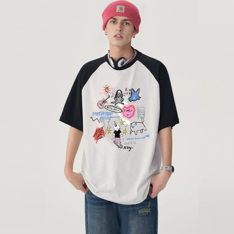 F426 Raglan Sleeve T Shirt Unisex-8