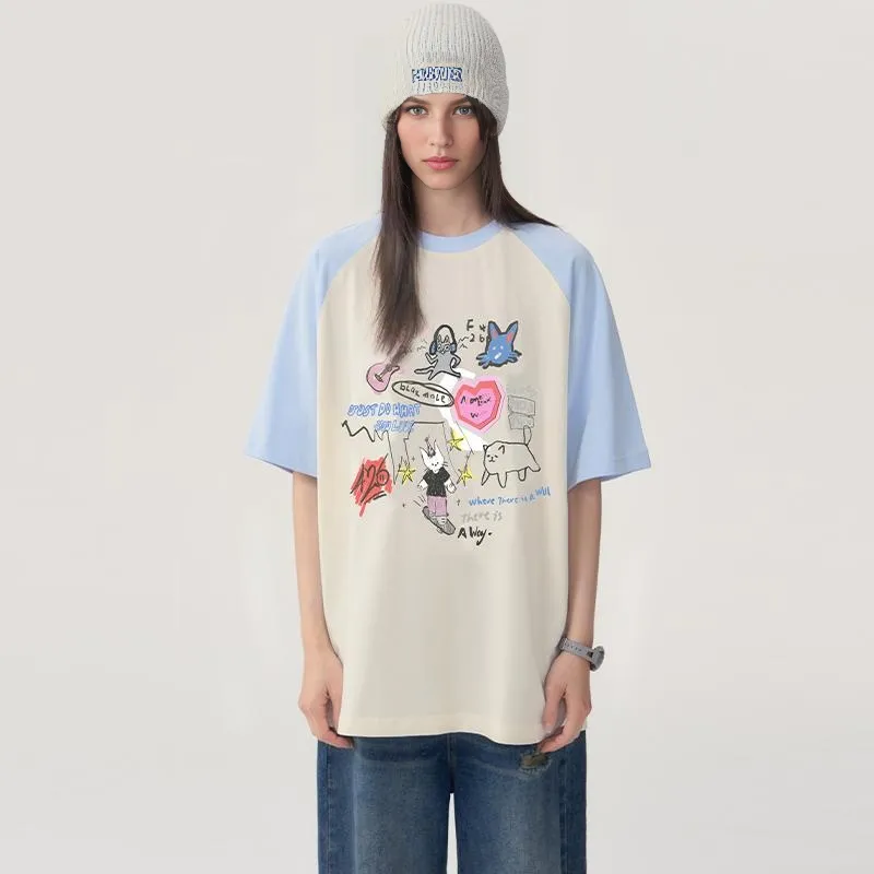 F426 Raglan Sleeve T Shirt Unisex-12