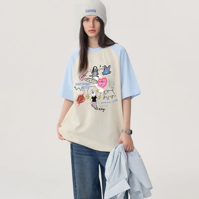 F426 Raglan Sleeve T Shirt Unisex-13