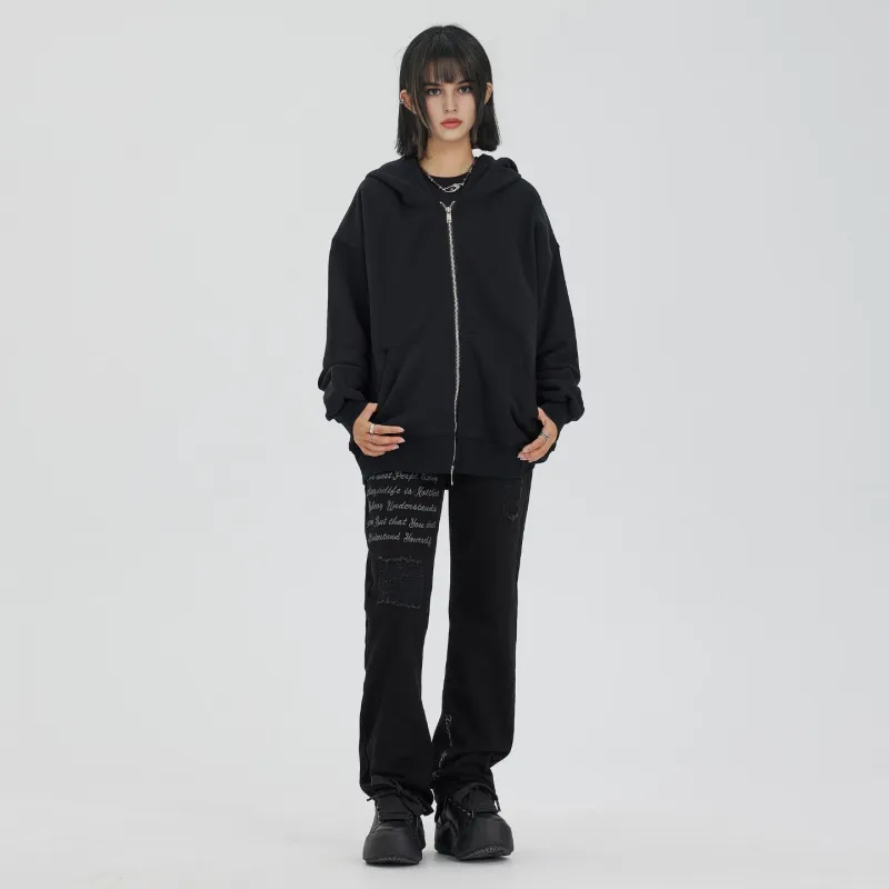 XINYINSU Jeans Unisex Yellow Mud-14