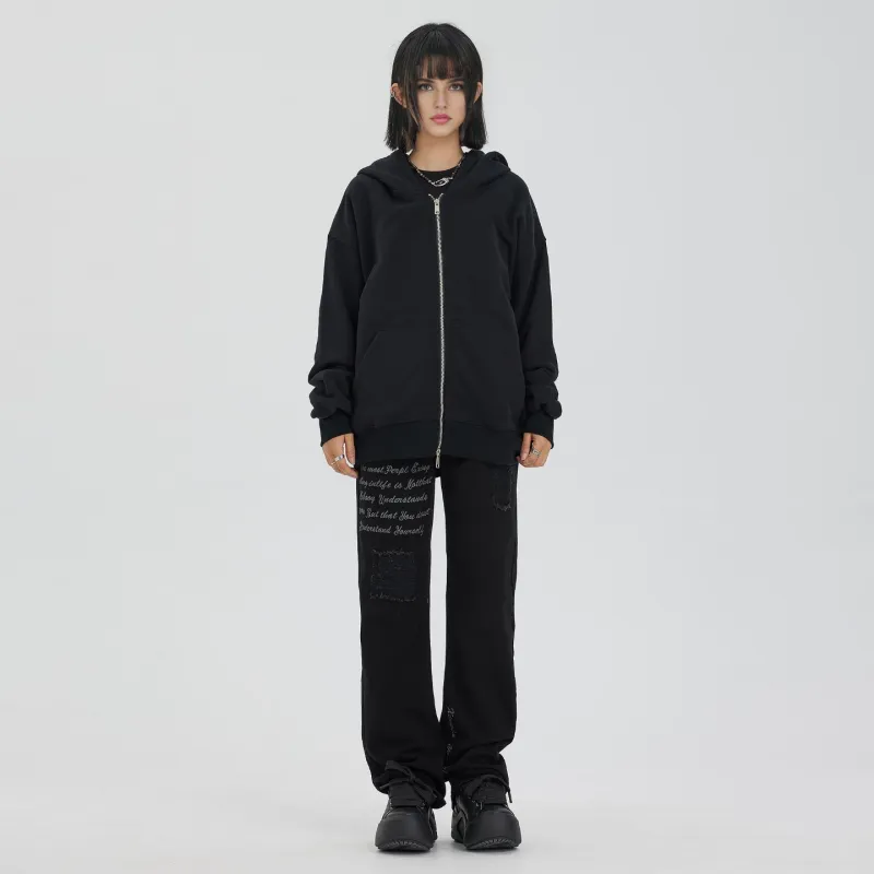XINYINSU Jeans Unisex Yellow Mud-15
