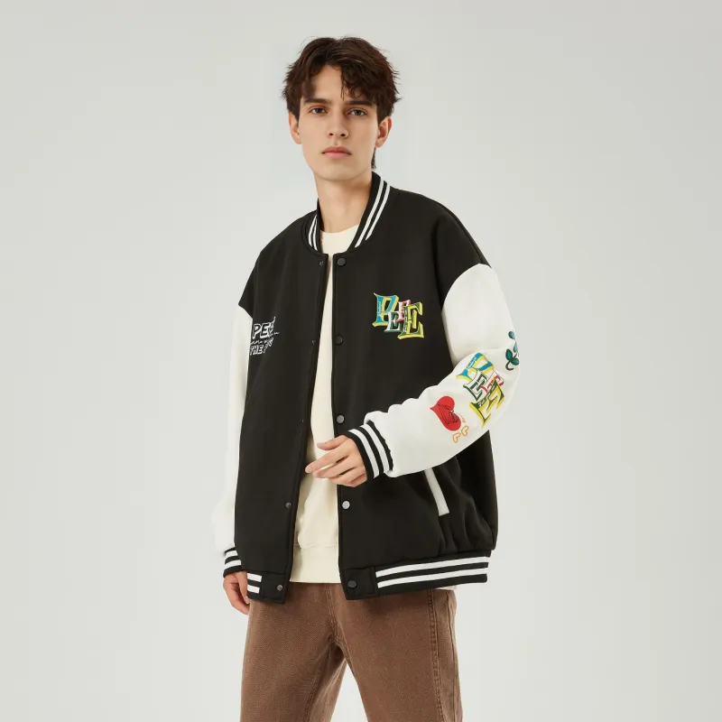 Pepe The Frog Baseball Jacket Unisex-4