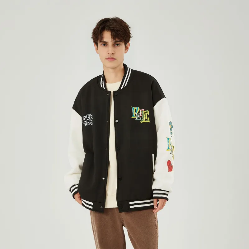 Pepe The Frog Baseball Jacket Unisex-5