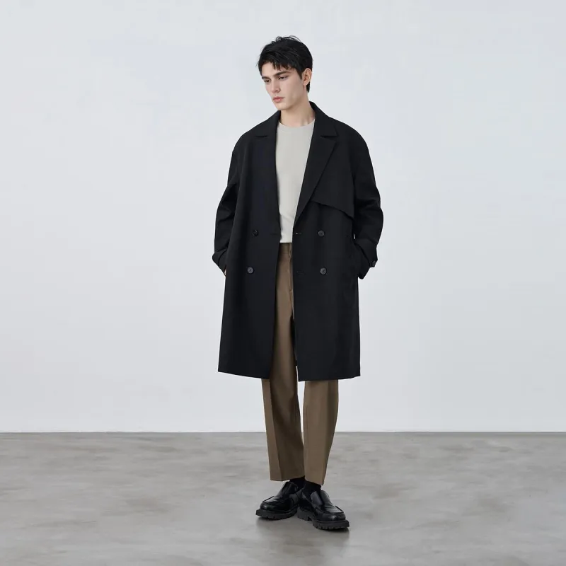 A.B.X Trench Coats Men-9