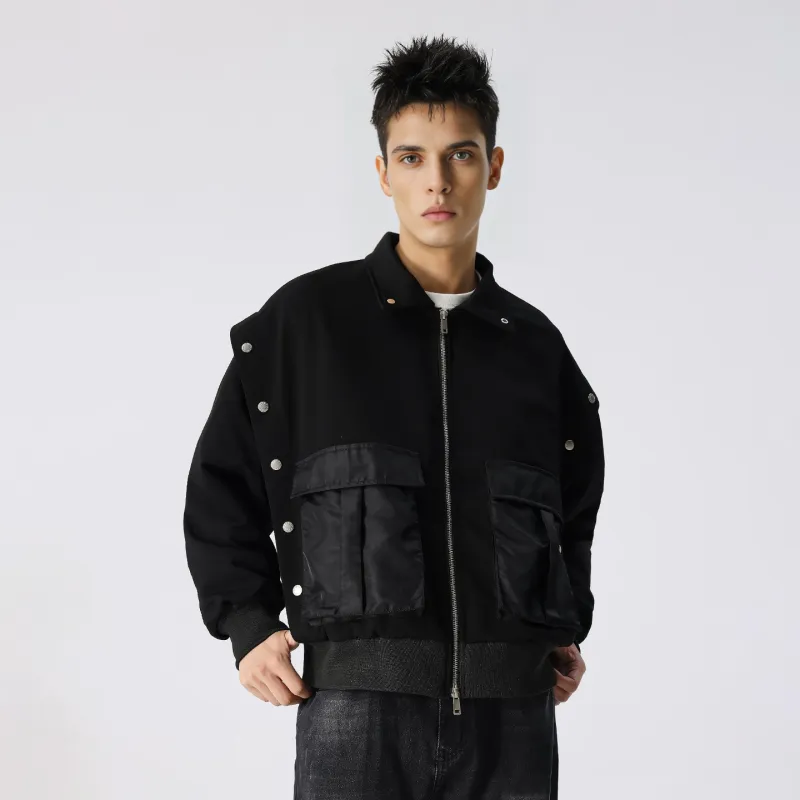 XINYINSU Jackets Coats Unisex Black-2