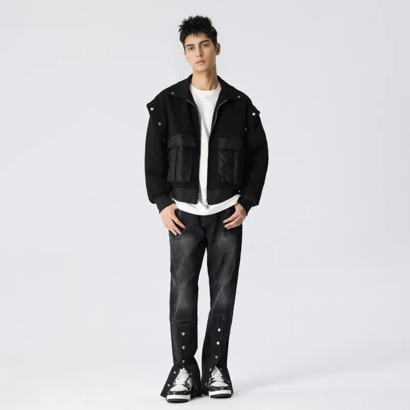 XINYINSU Jackets Coats Unisex Black-6