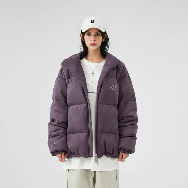 BJHG Vintage Writting Unisex Down Jacket-3