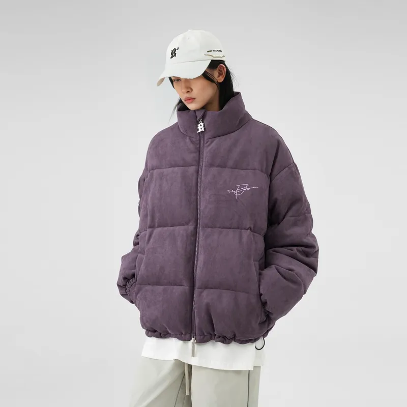 BJHG Vintage Writting Unisex Down Jacket-4