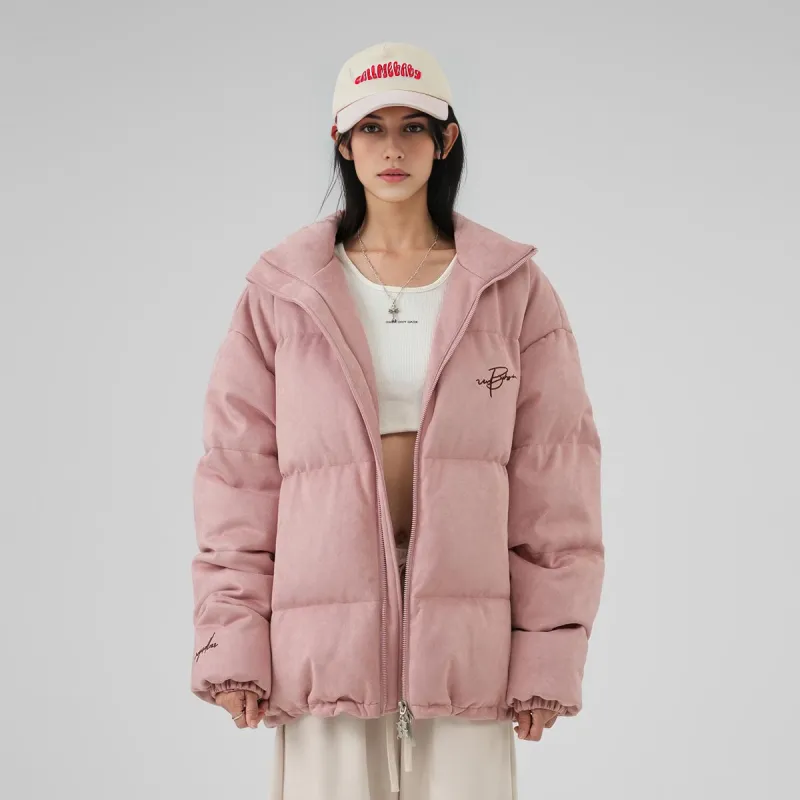 BJHG Vintage Writting Unisex Down Jacket-18