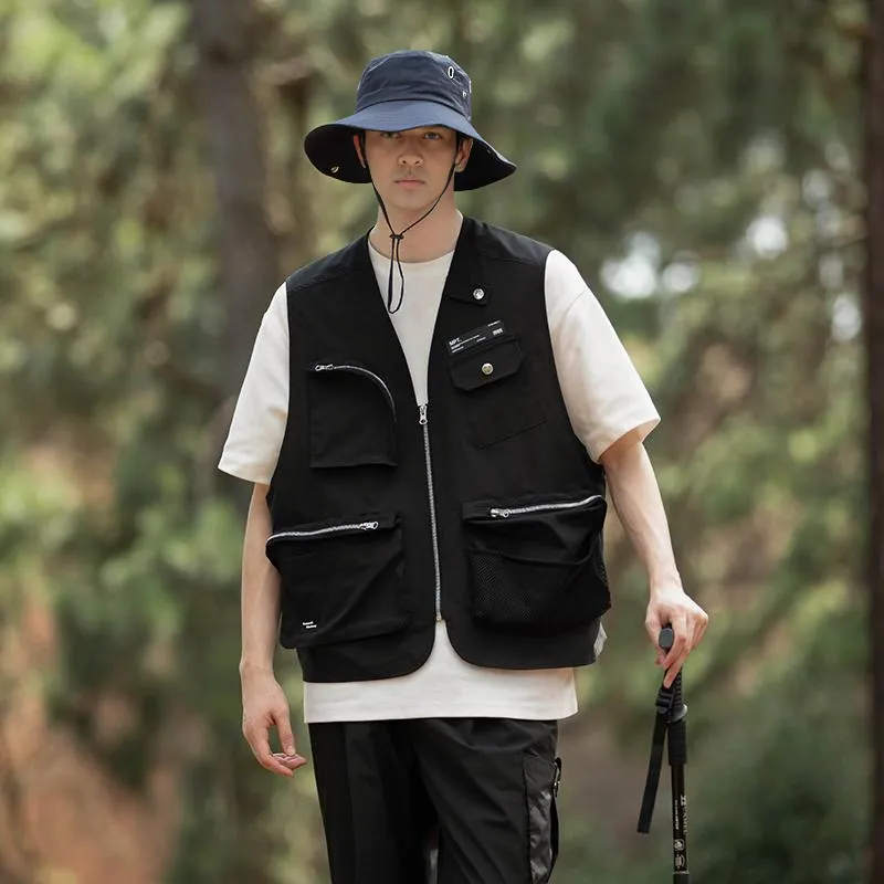 MEIPIN TANG Vests Unisex-9