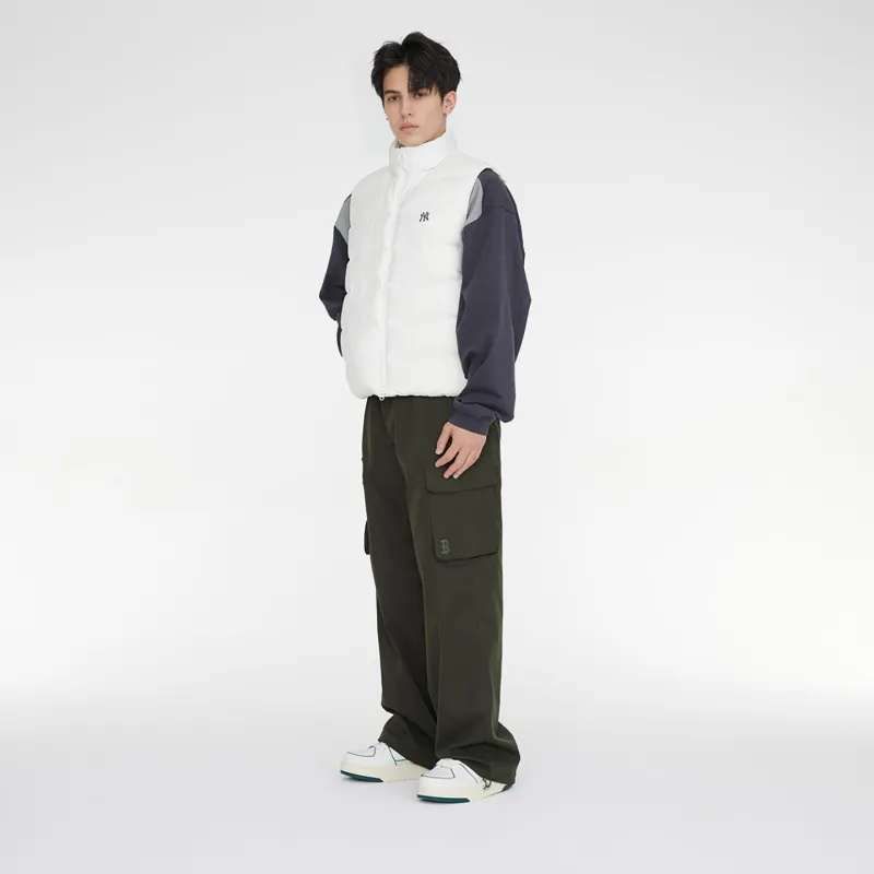 MLB Down Jacket Cropped Unisex White-3