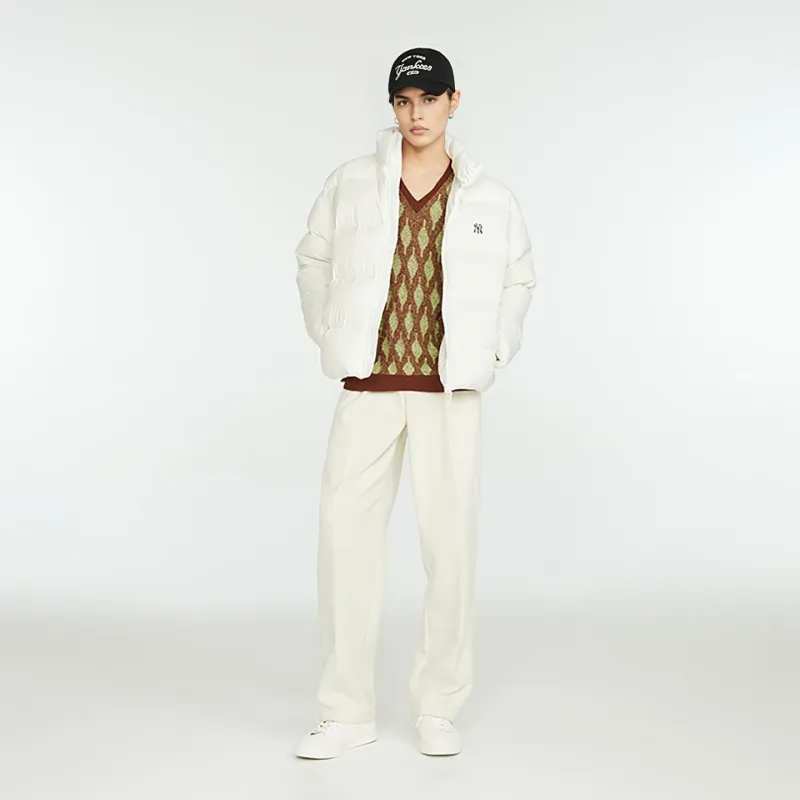 MLB Down Jackets Unisex Cream-6