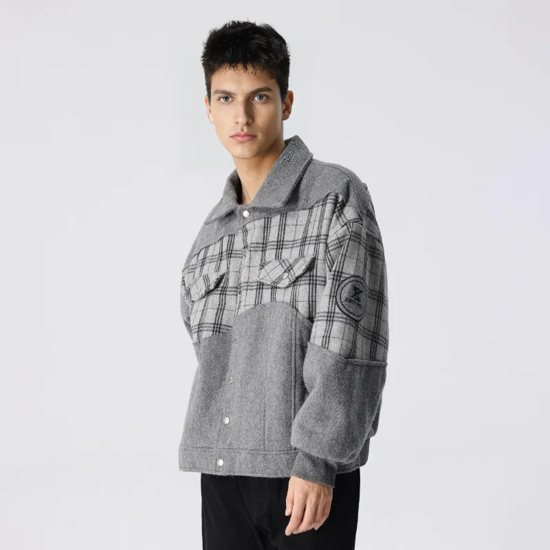 XINYINSU Jackets Coats Unisex Gray-3