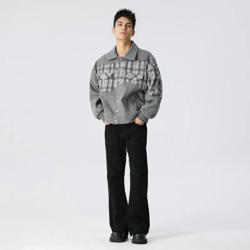XINYINSU Jackets Coats Unisex Gray-6