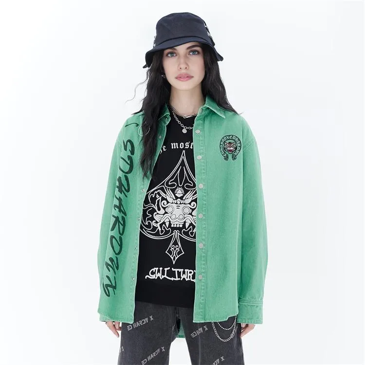 ED HARDY X Shirts Unisex Green-6