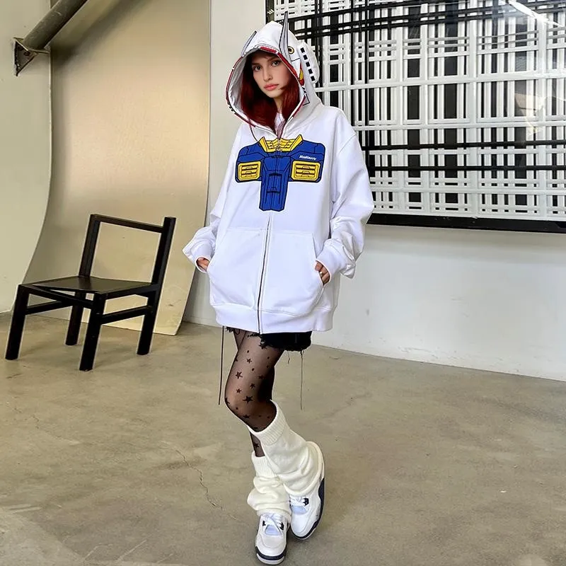 KAKAZZY Sweatshirt Unisex White-12