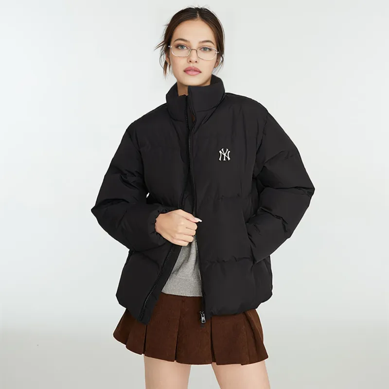 MLB FW23 Down Jacket Cropped Unisex Black-3