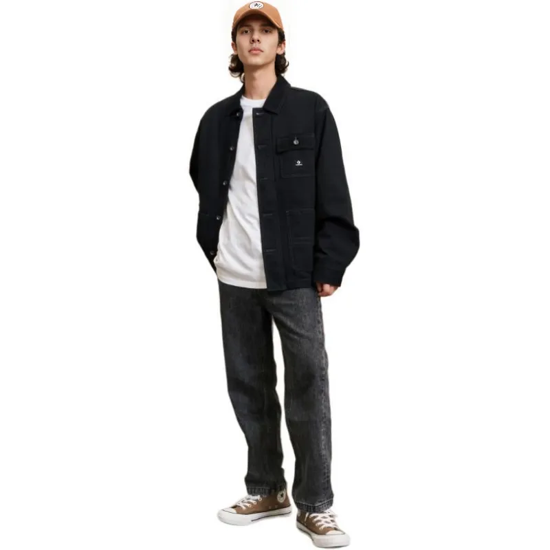 Converse Jackets Coats Unisex Black-3