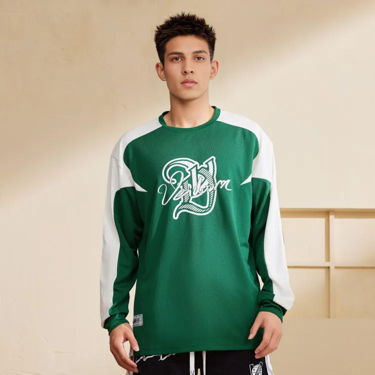 South Beach Exclusive relaxed textured crop sweatshirt in white part of a set