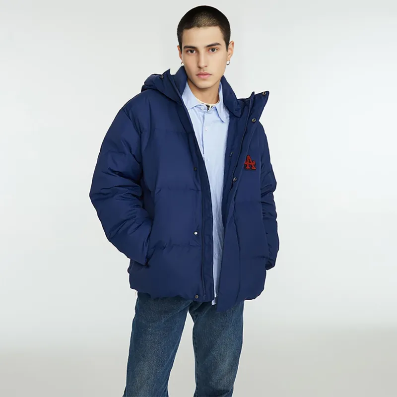 MLB Down Jackets Unisex Navy Blue-2