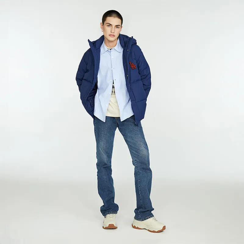 MLB Down Jackets Unisex Navy Blue-3