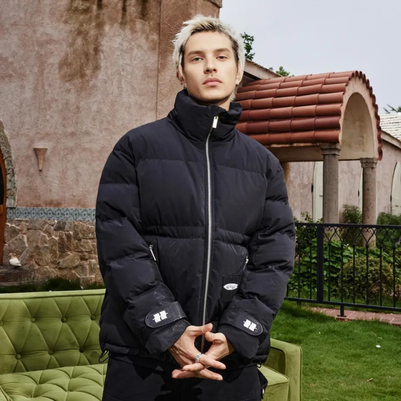 WAITINGWAVE Puffer Jacket Winter Unisex-2