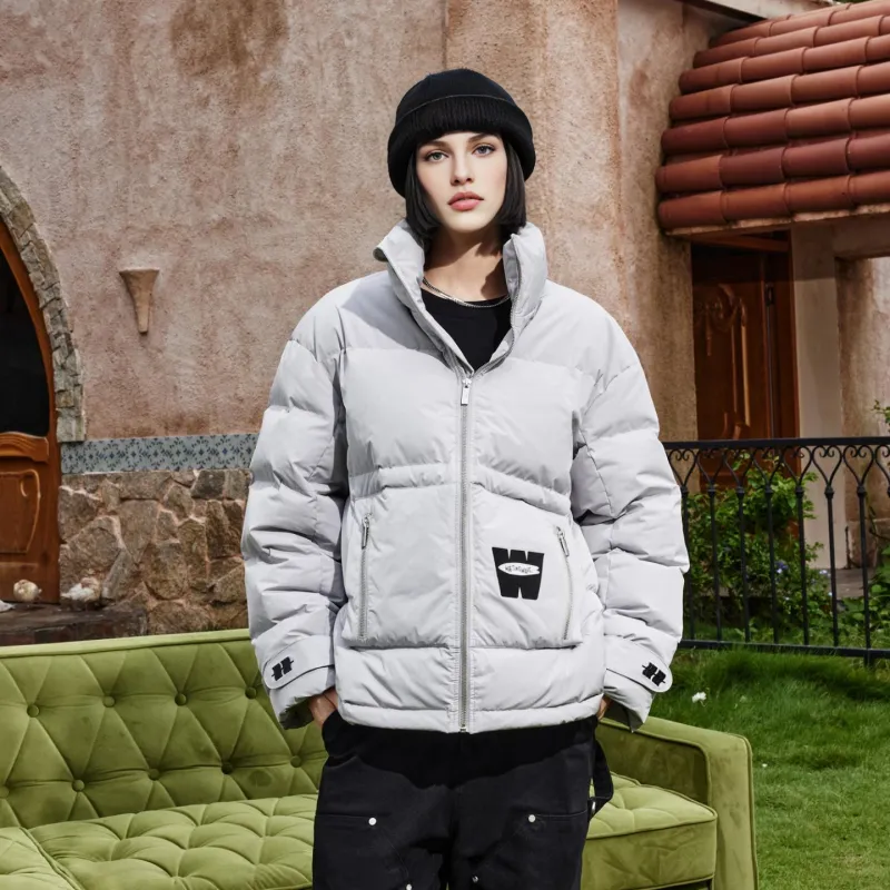 WAITINGWAVE Puffer Jacket Winter Unisex-5