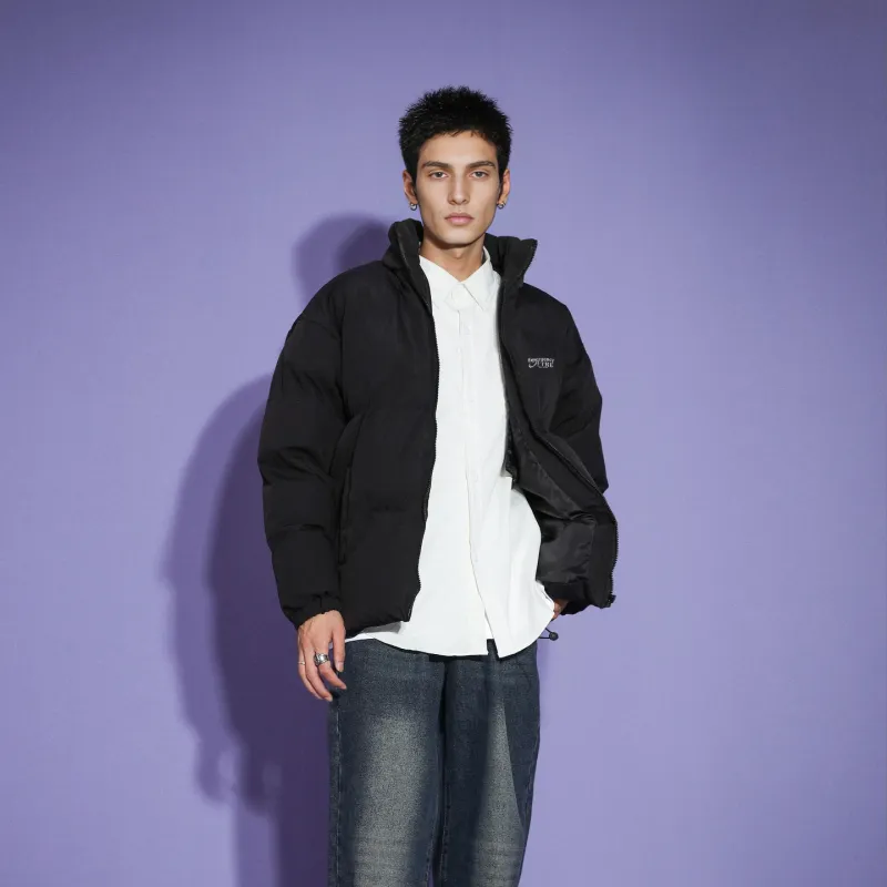 Tre Club Puffer Jacket Unisex Blue Gray-4