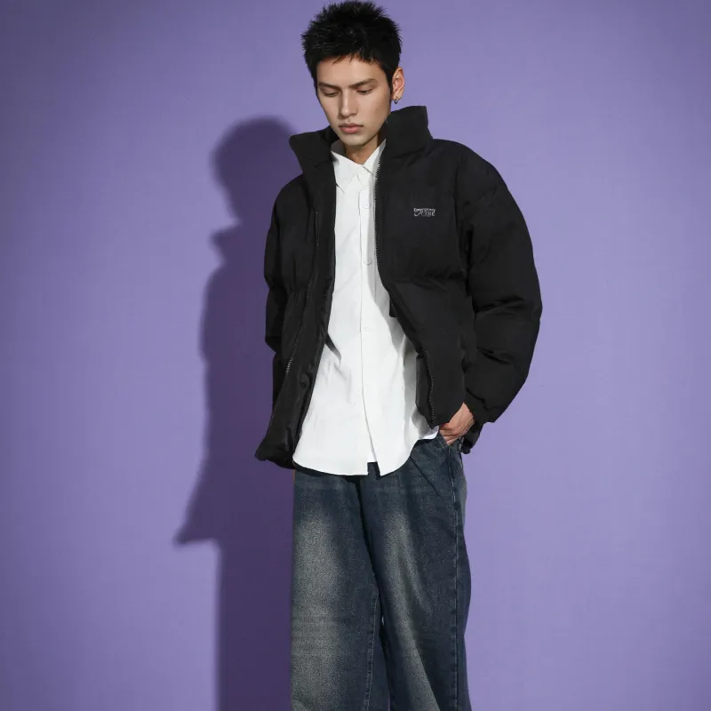 Tre Club Puffer Jacket Unisex Blue Gray-5
