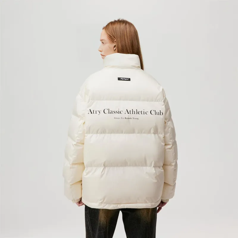 Atry Alphabet Slogan Series Down Jacket Unisex-3