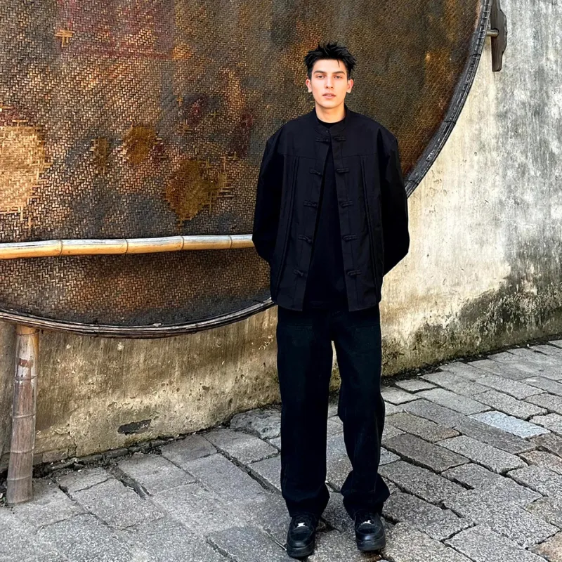 SANBAI STUDIO Shirt Men's Black-3