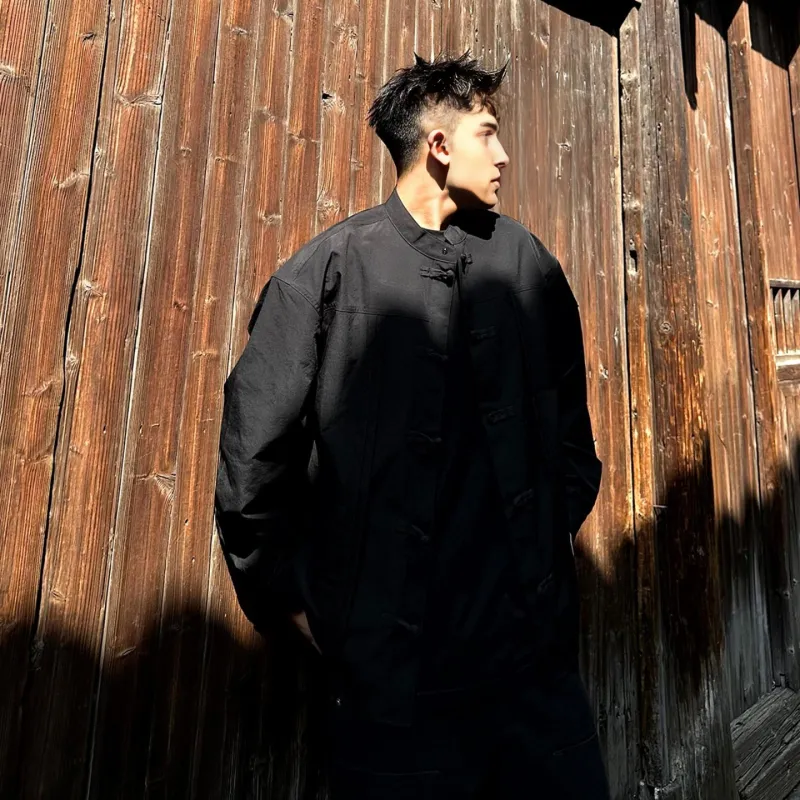 SANBAI STUDIO Shirt Men's Black-2