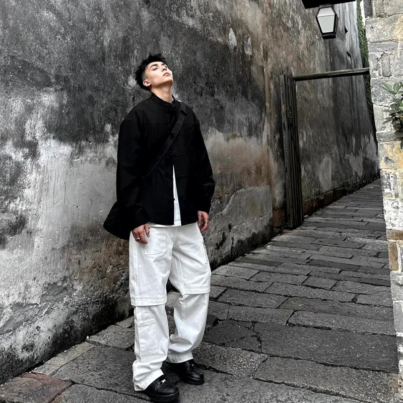 SANBAI STUDIO Shirt Men's Black-4