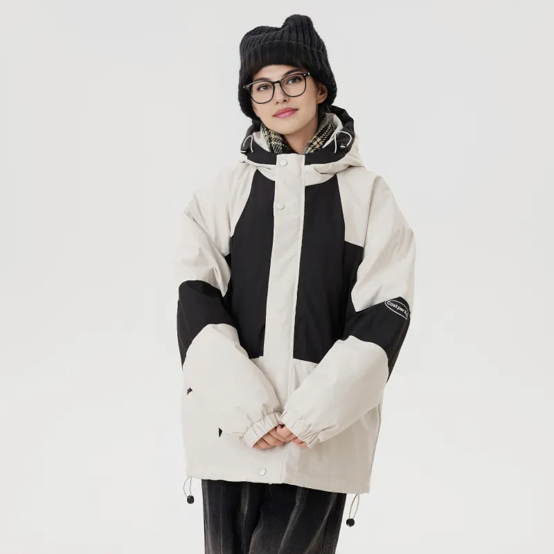 Cost Per Kilo Puffer Jacket Unisex Light Khaki-4