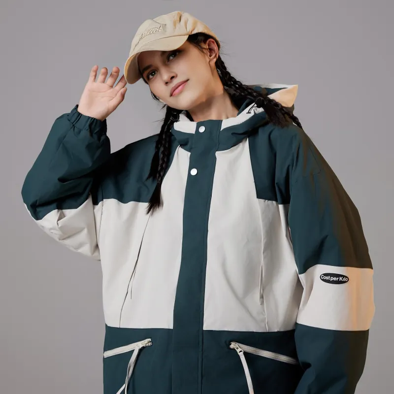 Cost Per Kilo Puffer Jacket Unisex Light Khaki-22