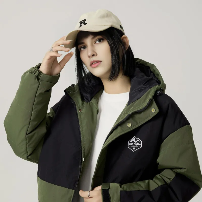 RAP PANDA Puffer Jackets Unisex-7