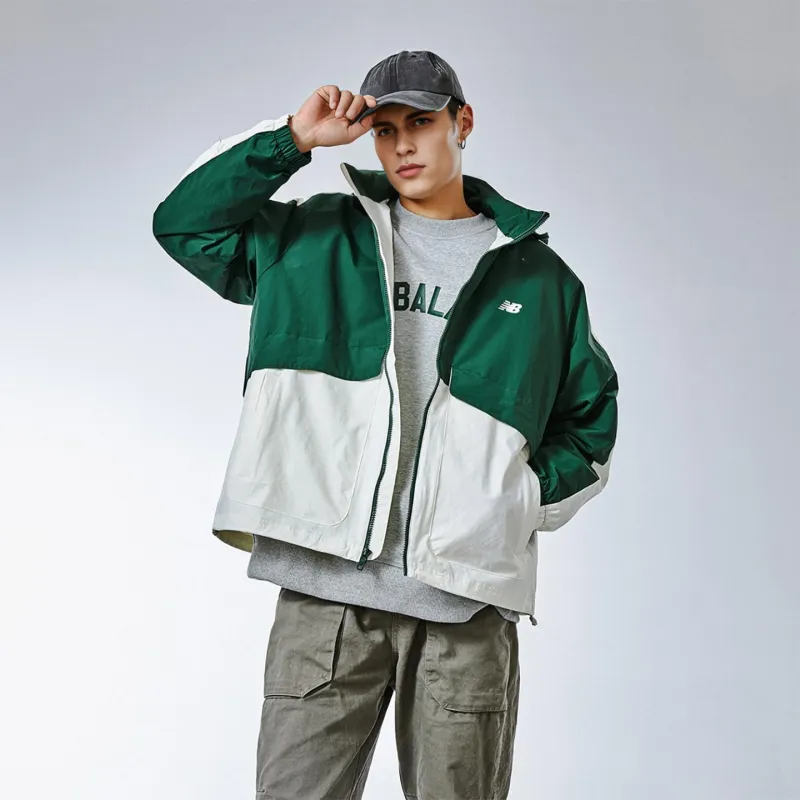 New Balance NB 413 Jackets Coats Spring And Fall Season Unisex Green-4