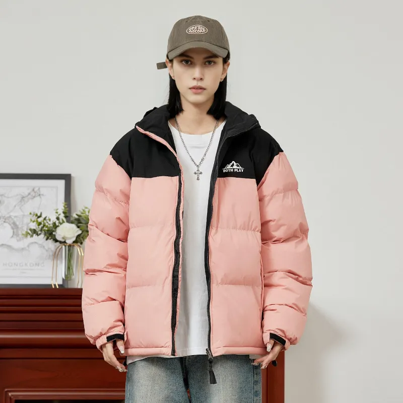 BOTH PLAY Puffer Jackets Unisex-17