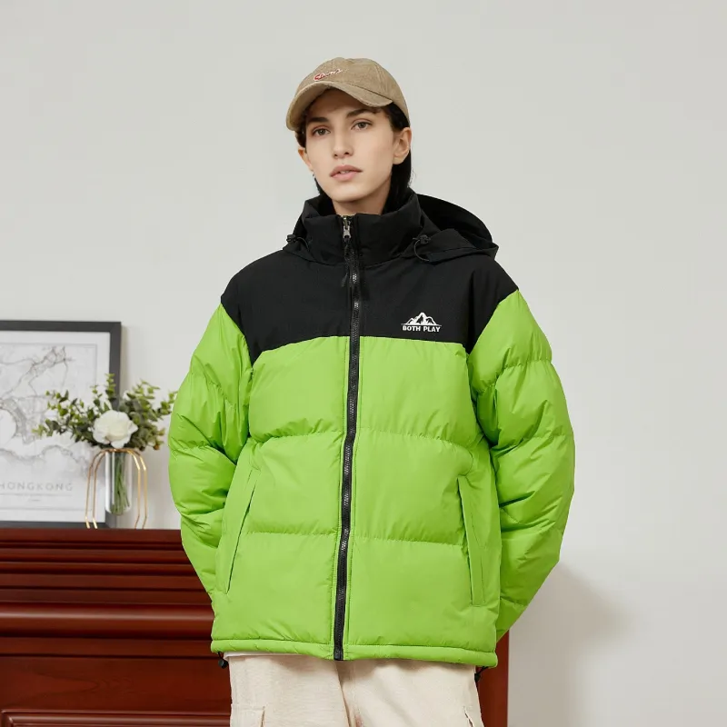 BOTH PLAY Puffer Jackets Unisex-27