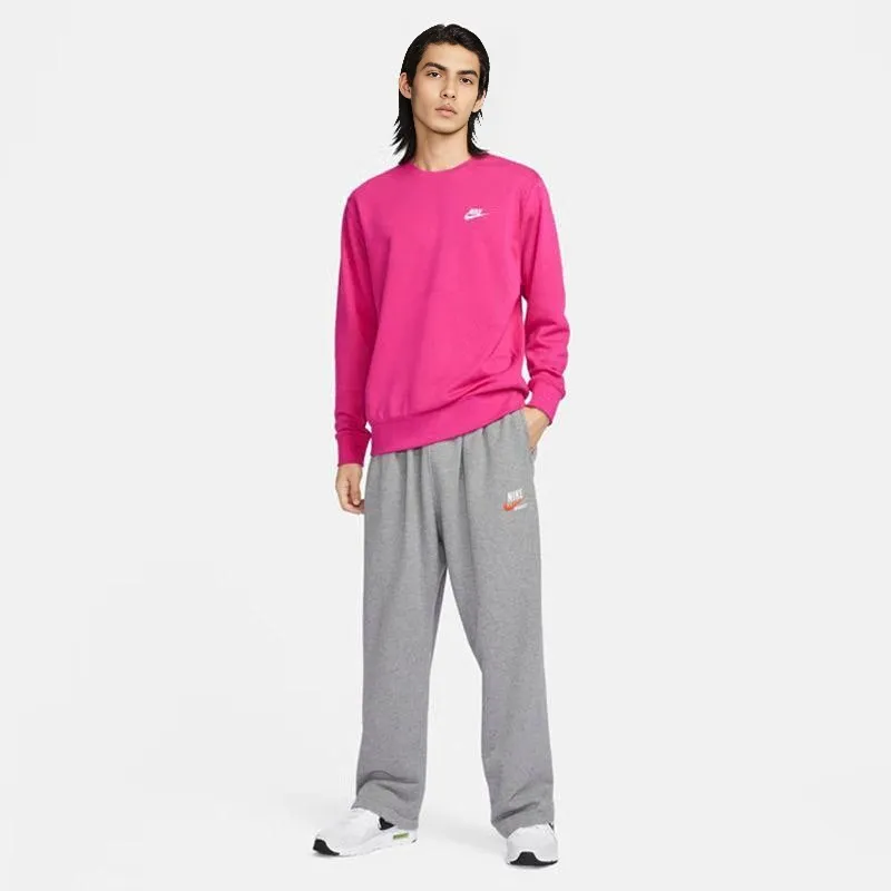 Nike Sweatshirt Men's Raspberry Red/White-4