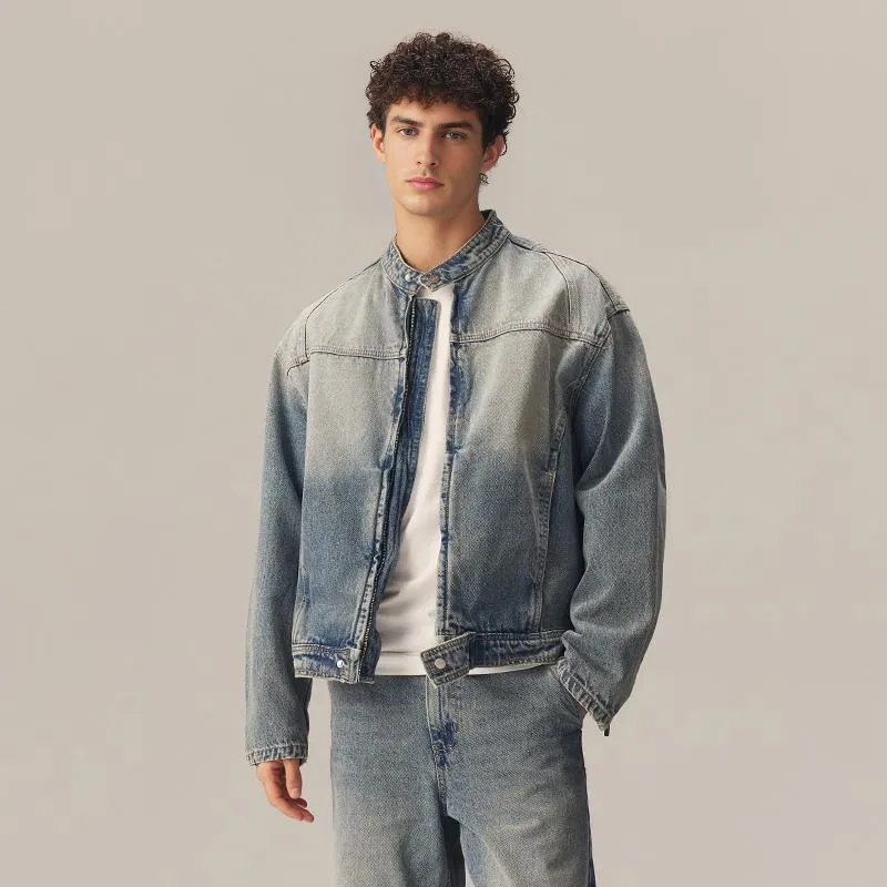 CHINISM Denim Jackets Unisex-5