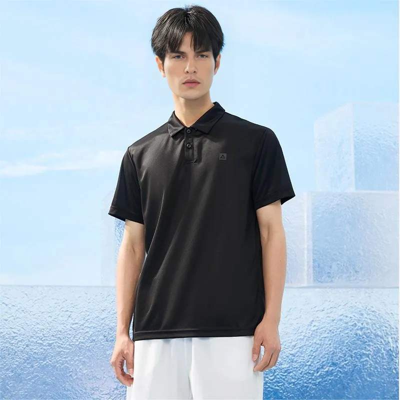 PEAK Polo Shirts Men Black-2