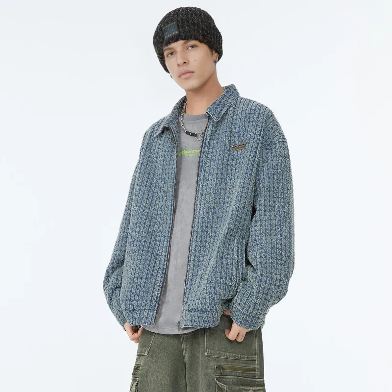 EPTISON Denim Jackets Unisex Washed Denim Blue-3
