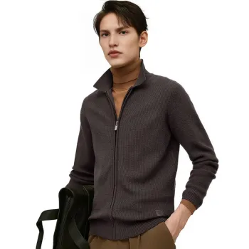 Red Bean Sweater Men's Dark Iron Gray