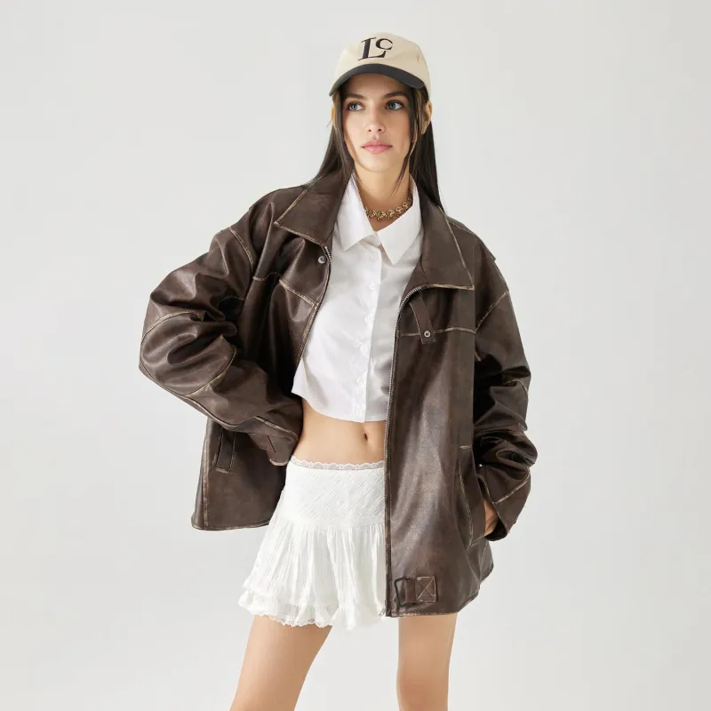 GOLFCROSS Leather Jackets Unisex-14