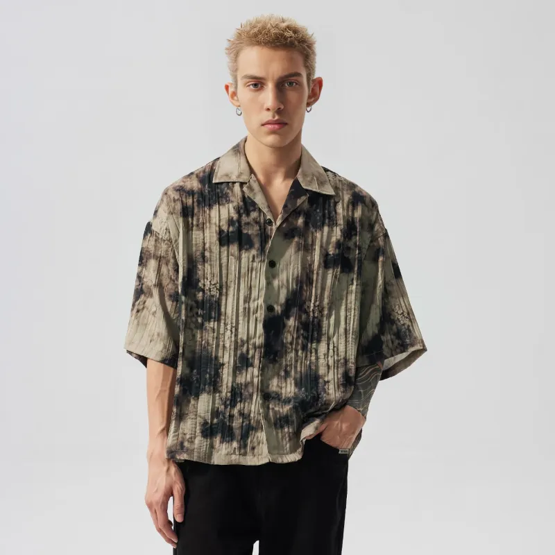 XINYINSU Short Sleeved Shirt Unisex Green-5