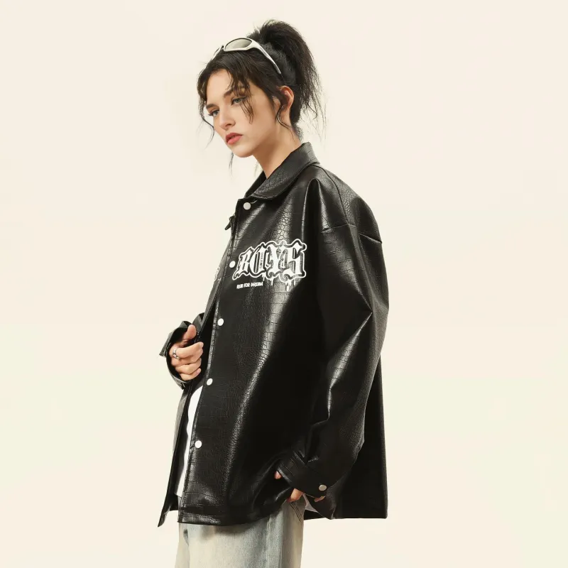 A.X.S.K Leather Jackets Unisex-5