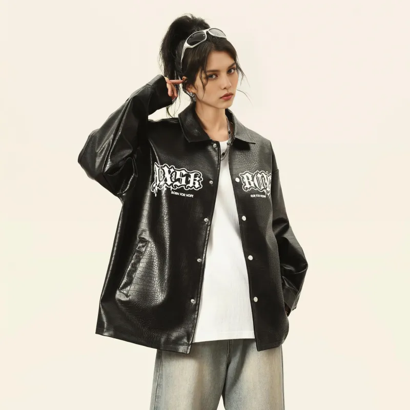 A.X.S.K Leather Jackets Unisex-7