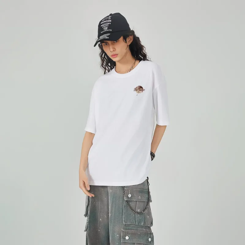 BAGE Drop Shoulder Sleeve T Shirt Men's-5