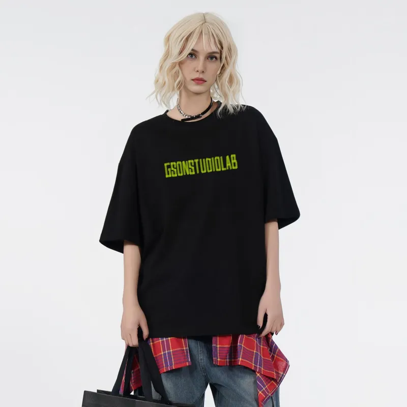 GSON Drop Shoulder Sleeve T-Shirt Unisex-2